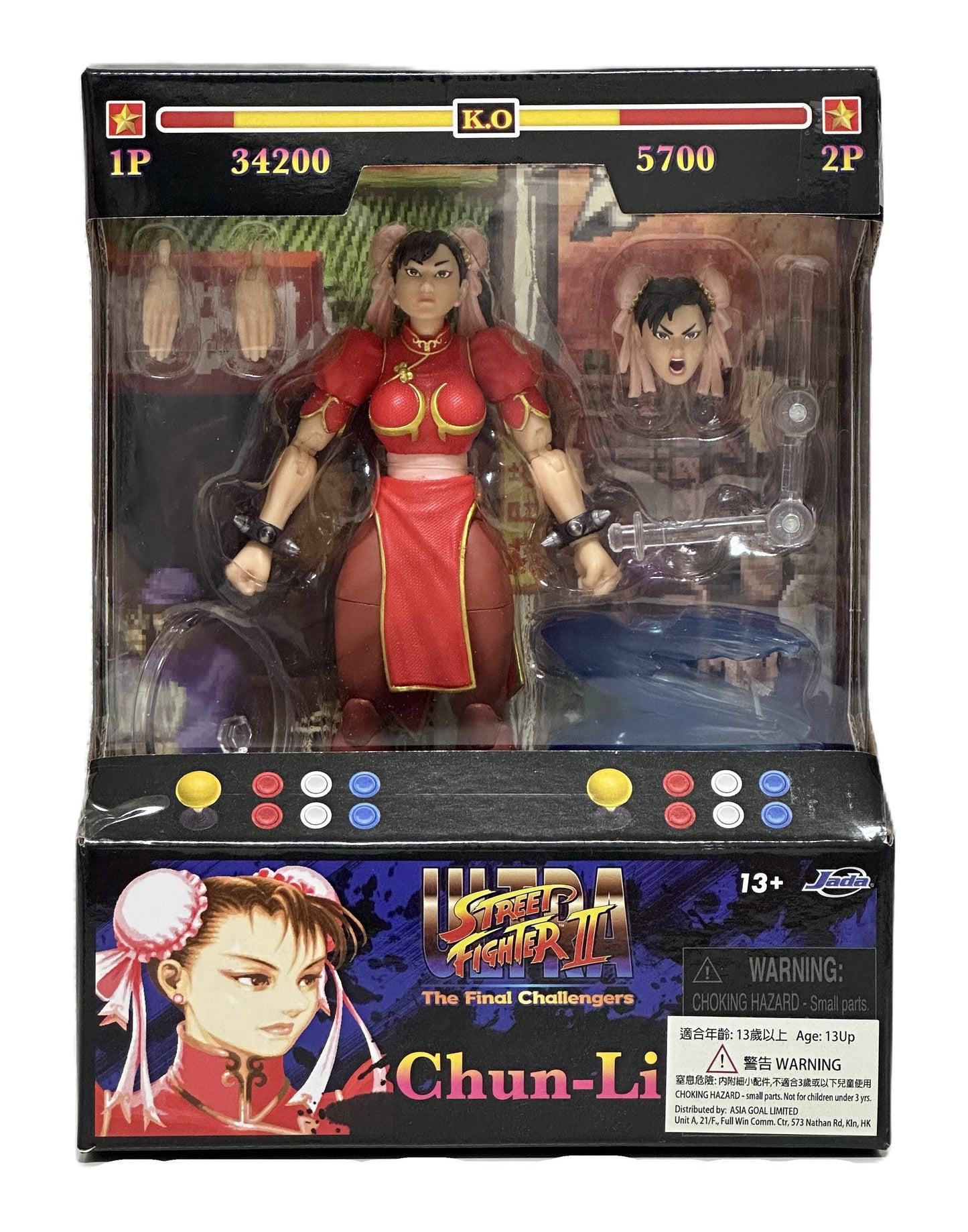 Jada Street Fighters JD35664 Chun Li Player 2 春麗 ストリートファイター チュン・リー プレイヤー2