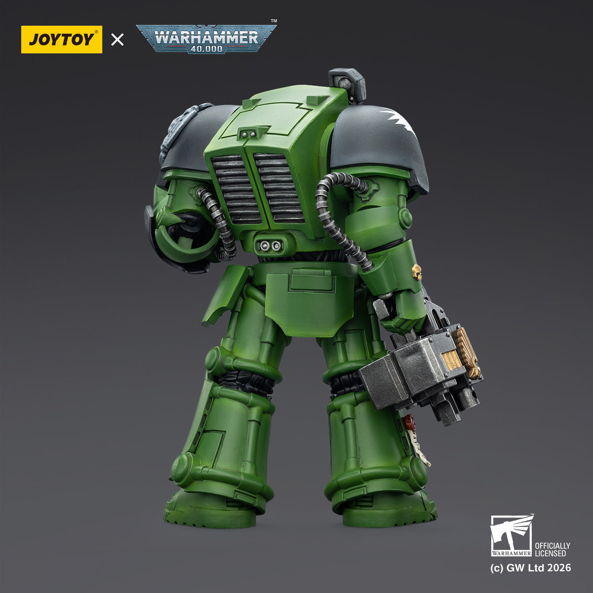 Warhammer ウォーハンマー 40K JT03226 JOYTOY ジョイトイ 1/18 アクションフィギュア サラマンダーターミネーター2 パワーフィストとストームボルター付き Salamanders Terminator 2 with Power Sword and Storm Bolter