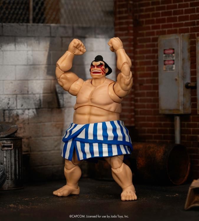 JADA TOYS Street Fighter ストリートファイター E.Honda（エドモンド本田）1/12 アクションフィギュア JD35740