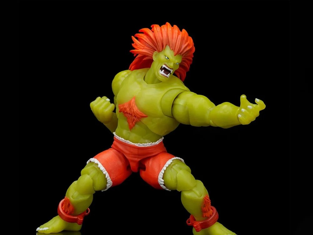 JADA TOYS Street Fighter ストリートファイター Blanka ブランカ（Glow in the Dark / 蓄光）1/12 アクションフィギュア JD36976