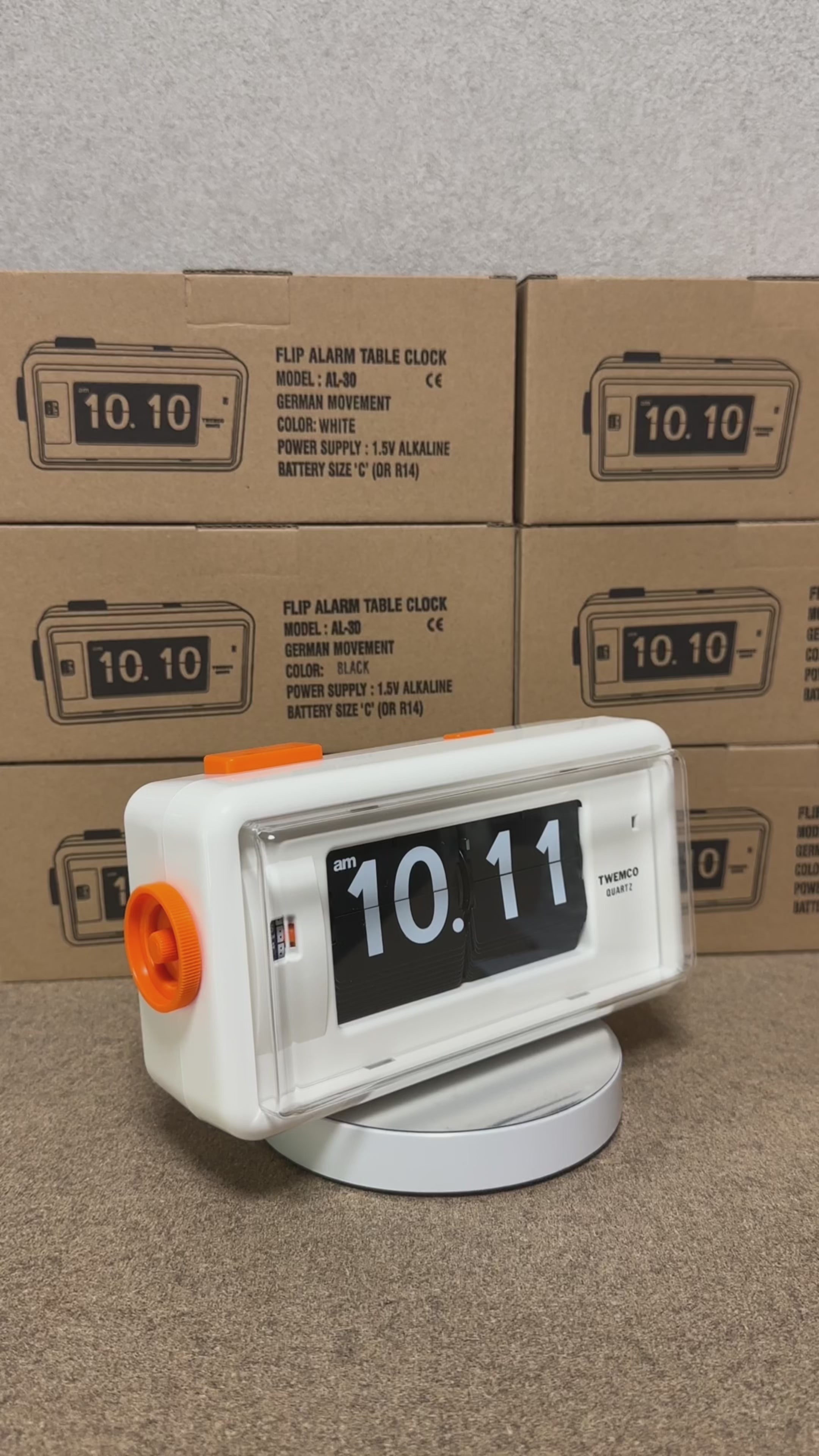 お値下げしました！美品TWEMCO ALARM CLOCK ネイビー トゥエンコ / TWEMCO | Flip Alarm Clock AL-30 Limited Navy